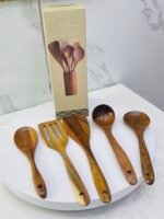 ⁦Serie louche bois 6pcs KD-45 سيري لوش⁩ - الصورة ⁦3⁩
