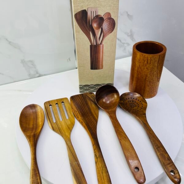 Serie louche bois 6pcs KD-45 سيري لوش