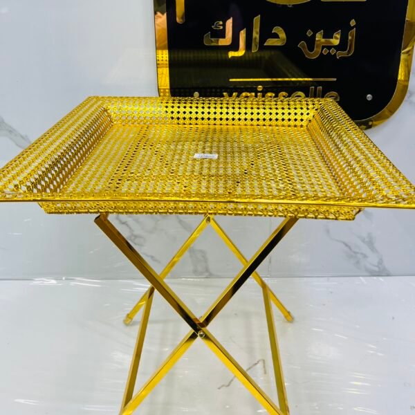 Table seni dore carre rond 250856-1-2/4950