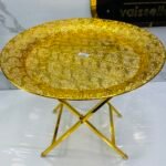 Table seni dore rond 250856-1-2/4950 N