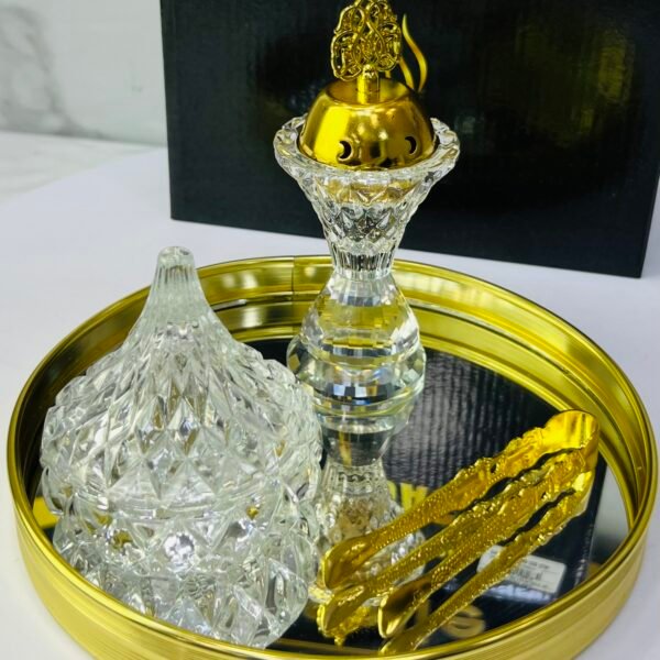 Bekhara en verre dore 4p B23-693/1390