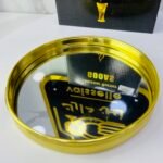 Bekhara en verre dore 4p B23-693/1390 – Image 3
