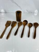 Serie louche bois 6pcs NI-32 سيري لوش – Image 3
