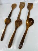 Serie louche bois 6pcs NI-32 سيري لوش – Image 4